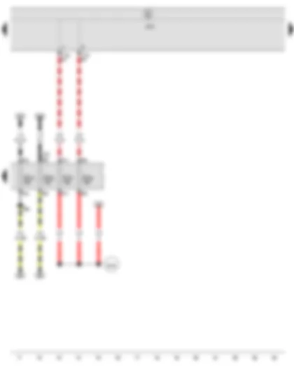 Wiring Diagram  SEAT IBIZA 2014 - Onboard supply control unit - Fuse holder C