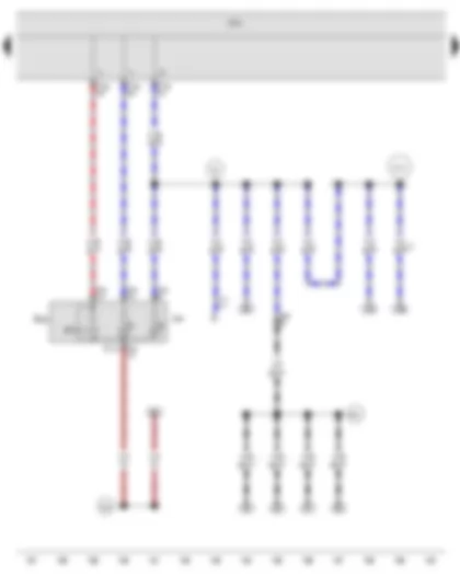 Wiring Diagram  SEAT IBIZA 2009 - Driver side interior locking button for central locking system