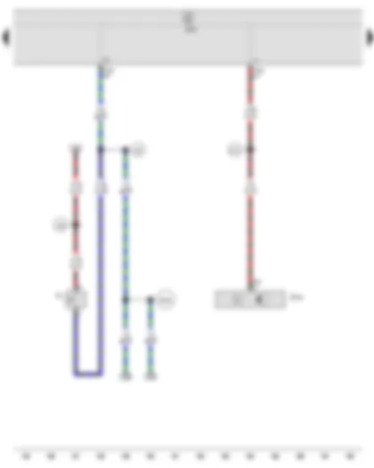 Wiring Diagram  SEAT IBIZA 2011 - Reversing light switch - Brake pedal position sender - Onboard supply control unit