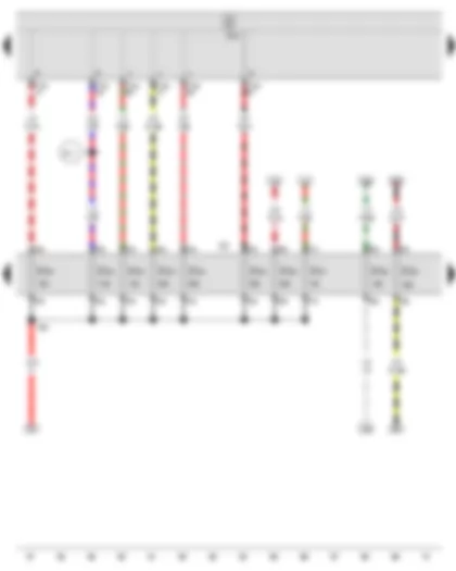 Wiring Diagram  SEAT IBIZA 2011 - Onboard supply control unit - Fuse holder C