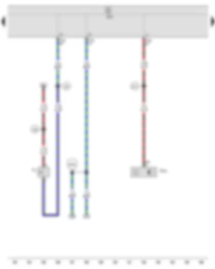 Wiring Diagram  SEAT IBIZA 2011 - Reversing light switch - Brake pedal position sender - Onboard supply control unit