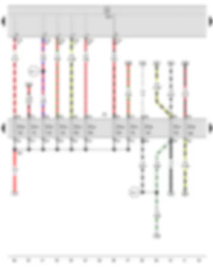 Wiring Diagram  SEAT IBIZA 2012 - Onboard supply control unit - Fuse holder C