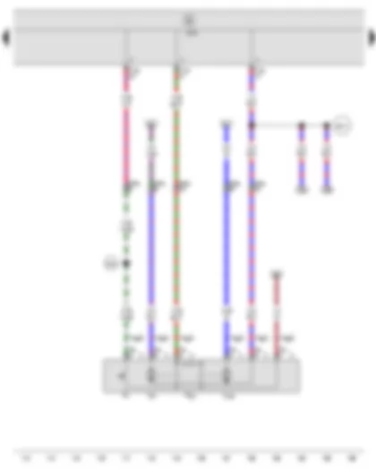 Wiring Diagram  SEAT IBIZA 2012 - Front passenger side central locking lock unit - Onboard supply control unit