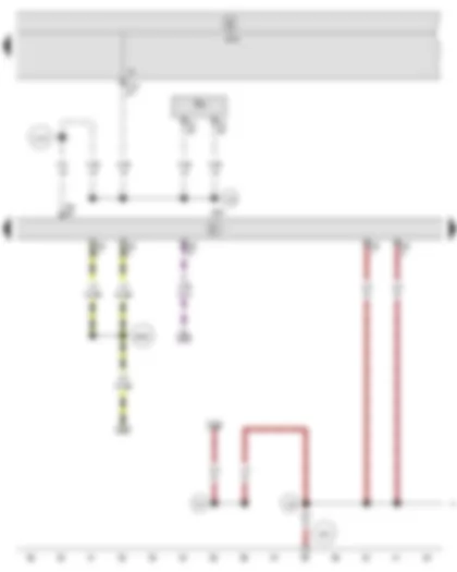 Wiring Diagram  SEAT IBIZA 2013 - Onboard supply control unit - Engine control unit