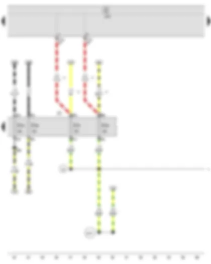 Wiring Diagram  SEAT IBIZA 2013 - Onboard supply control unit - Fuse holder C