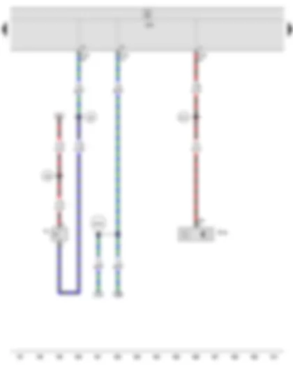 Wiring Diagram  SEAT IBIZA 2013 - Reversing light switch - Brake pedal position sender - Onboard supply control unit