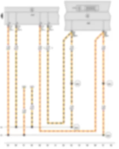 Wiring Diagram  SEAT IBIZA 2014 - Multifunction indicator - Control unit in dash panel insert - Onboard supply control unit