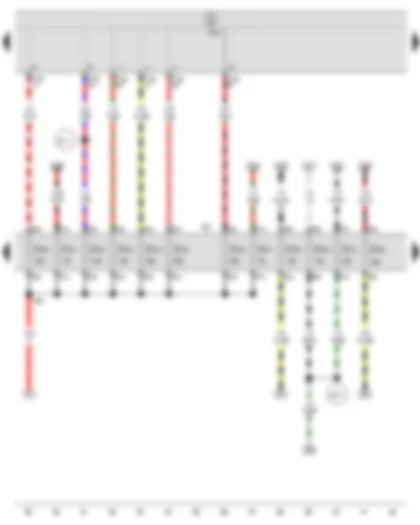 Wiring Diagram  SEAT IBIZA 2011 - Onboard supply control unit - Fuse holder C