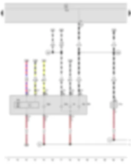 Wiring Diagram  SEAT IBIZA 2011 - Onboard supply control unit - Front left headlight - Left turn signal repeater bulb