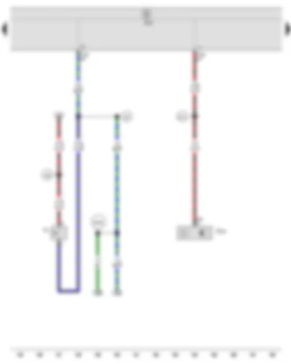 Wiring Diagram  SEAT IBIZA 2011 - Reversing light switch - Brake pedal position sender - Onboard supply control unit