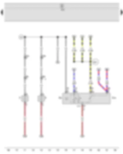 Wiring Diagram  SEAT IBIZA 2011 - Switch and instrument illumination regulator - Headlight range control regulator - Onboard supply control unit - Number plate light