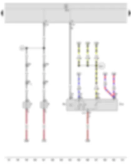 Wiring Diagram  SEAT IBIZA 2011 - Switch and instrument illumination regulator - Headlight range control regulator - Onboard supply control unit - Number plate light