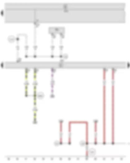 Wiring Diagram  SEAT IBIZA 2011 - Onboard supply control unit - Engine control unit