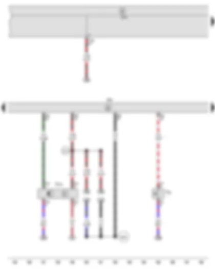 Wiring Diagram  SEAT IBIZA 2011 - Clutch pedal switch - Brake pedal position sender - Engine control unit