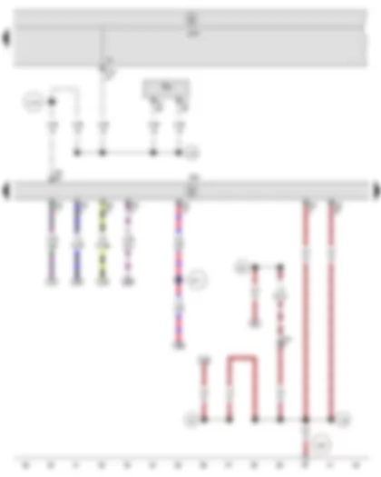 Wiring Diagram  SEAT IBIZA 2013 - Onboard supply control unit - Engine control unit