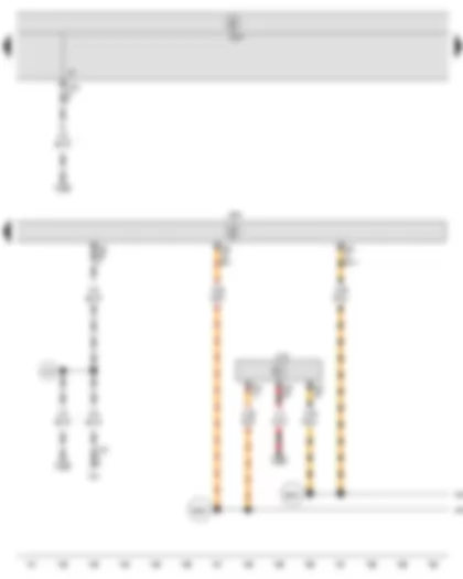 Wiring Diagram  SEAT IBIZA 2012 - Engine control unit - Diagnostic connection