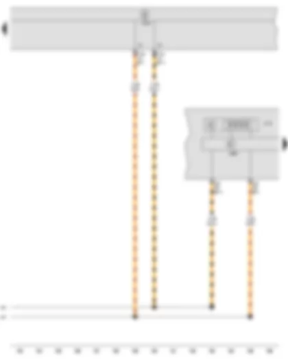 Wiring Diagram  SEAT IBIZA 2013 - Multifunction indicator - Control unit in dash panel insert