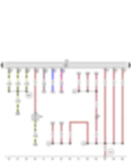 Wiring Diagram  SEAT IBIZA 2011 - Engine control unit - Intake manifold preheating heater element