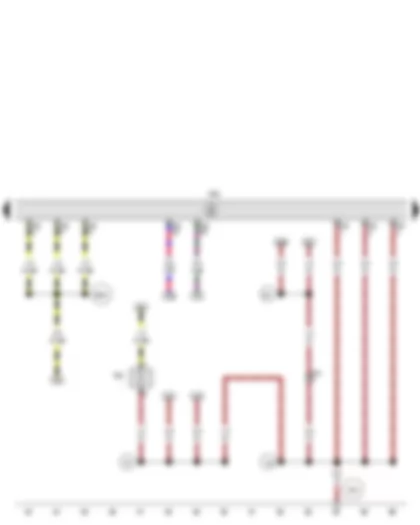 Wiring Diagram  SEAT IBIZA 2011 - Engine control unit - Intake manifold preheating heater element