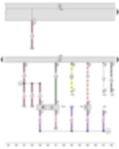 Wiring Diagram  SEAT IBIZA 2011 - Clutch pedal switch - Brake pedal position sender - Engine control unit