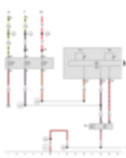 Wiring Diagram  SEAT IBIZA 2011 - High-pressure sender - Air conditioning system control unit