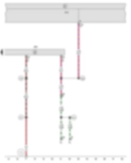 Wiring Diagram  SEAT IBIZA 2011 - Onboard supply control unit - Dipped headlight control unit - on/off (Coming home system)