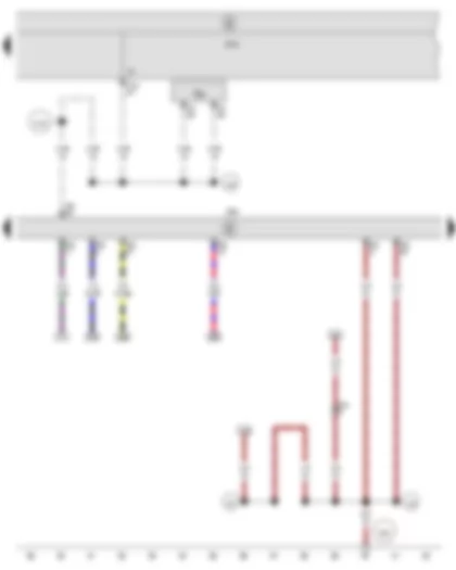 Wiring Diagram  SEAT IBIZA 2013 - Onboard supply control unit - Engine control unit