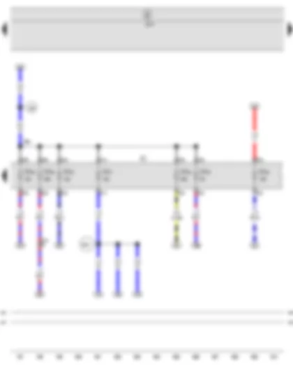 Wiring Diagram  SEAT IBIZA 2012 - Onboard supply control unit - Fuse holder C