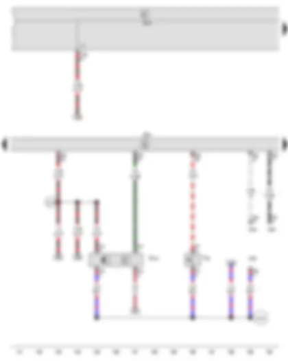 Wiring Diagram  SEAT IBIZA 2012 - Clutch pedal switch - Brake pedal position sender - Engine control unit