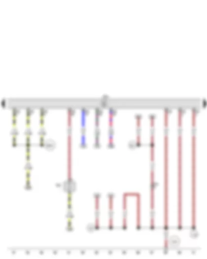 Wiring Diagram  SEAT IBIZA 2013 - Engine control unit - Intake manifold preheating heater element