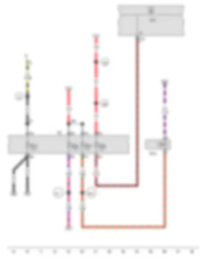 Wiring Diagram  SEAT IBIZA 2013 - Onboard supply control unit - Ignition key withdrawal lock solenoid - Fuse holder C