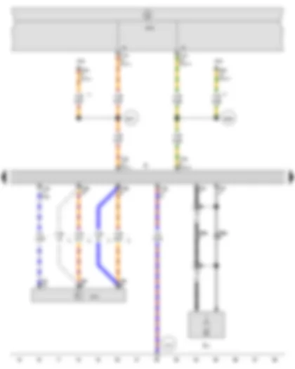 Wiring Diagram  SEAT IBIZA 2013 - Onboard supply control unit - Radio - Aerial