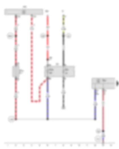 Wiring Diagram  SEAT IBIZA 2013 - Operating unit in steering wheel - Fuse holder C