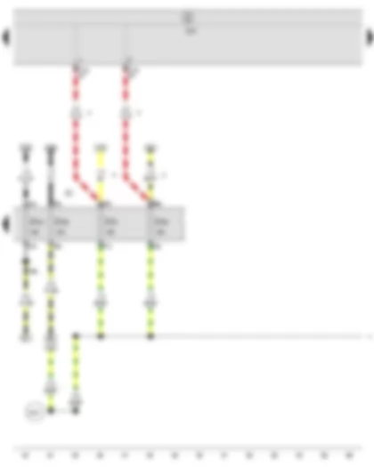 Wiring Diagram  SEAT IBIZA 2013 - Onboard supply control unit - Fuse holder C