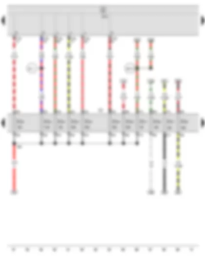 Wiring Diagram  SEAT IBIZA 2013 - Onboard supply control unit - Fuse holder C