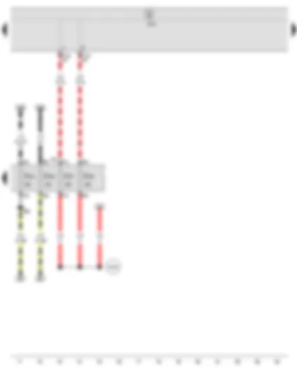 Wiring Diagram  SEAT IBIZA 2013 - Onboard supply control unit - Fuse holder C