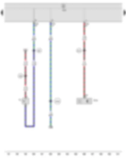 Wiring Diagram  SEAT IBIZA 2013 - Reversing light switch - Brake pedal position sender - Onboard supply control unit