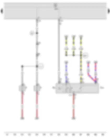Wiring Diagram  SEAT IBIZA 2013 - Switch and instrument illumination regulator - Headlight range control regulator - Onboard supply control unit - Number plate light