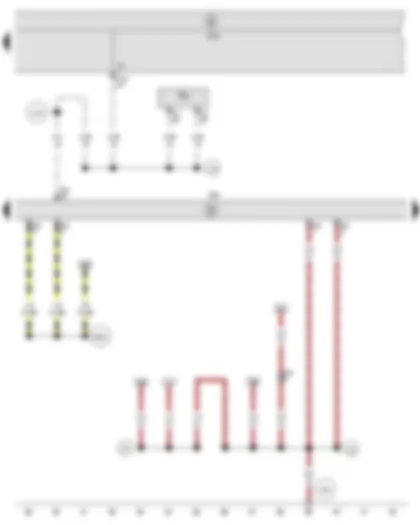 Wiring Diagram  SEAT IBIZA 2013 - Onboard supply control unit - Engine control unit