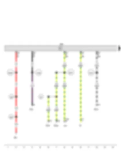 Wiring Diagram  SEAT IBIZA 2014 - Dipped headlight control unit - on/off (Coming home system)