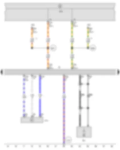 Wiring Diagram  SEAT IBIZA 2013 - Onboard supply control unit - Radio - Aerial