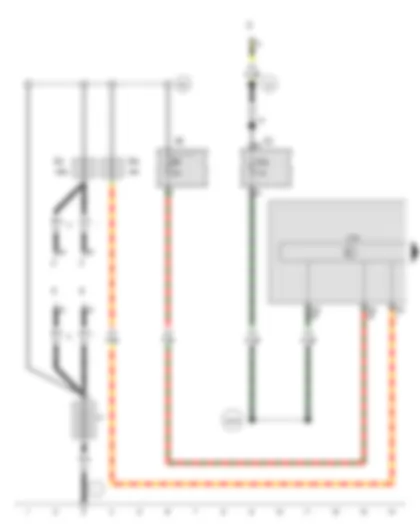Wiring Diagram  SEAT IBIZA 2015 - Battery - ABS control unit - Fuse holder B - Fuse holder C