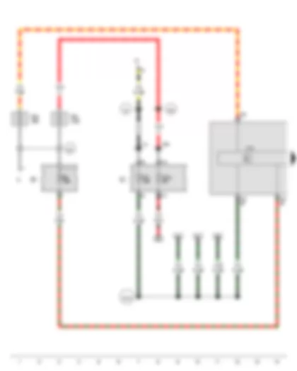 Wiring Diagram  SEAT IBIZA 2013 - ABS control unit - Fuse holder B - Fuse holder C