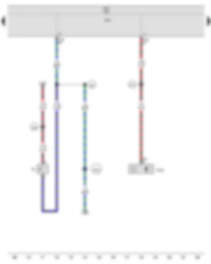 Wiring Diagram  SEAT IBIZA 2013 - Reversing light switch - Brake pedal position sender - Onboard supply control unit