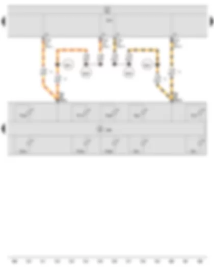 Wiring Diagram  SEAT IBIZA 2013 - Control unit in dash panel insert - Onboard supply control unit