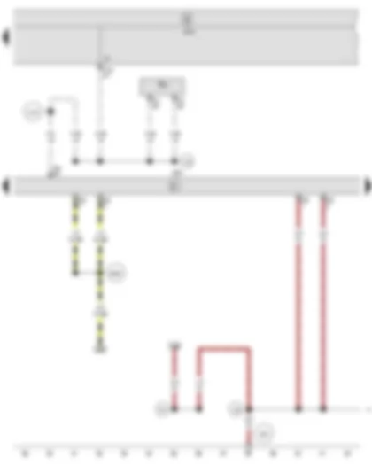 Wiring Diagram  SEAT IBIZA 2014 - Onboard supply control unit - Engine control unit