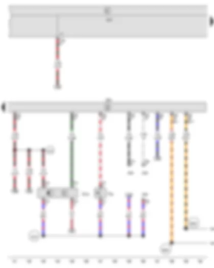 Wiring Diagram  SEAT IBIZA 2014 - Clutch pedal switch - Brake pedal position sender - Engine control unit