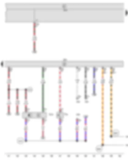 Wiring Diagram  SEAT IBIZA 2014 - Clutch pedal switch - Brake pedal position sender - Engine control unit