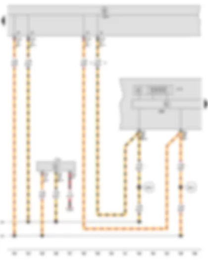 Wiring Diagram  SEAT IBIZA 2014 - Multifunction indicator - Control unit in dash panel insert