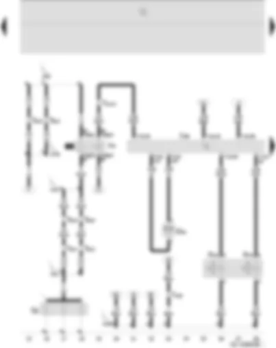 Wiring Diagram  SEAT IBIZA 2006 - Glow plugs - charge pressure control solenoid valve - glow plug relay - diesel direct injection system control unit